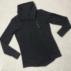 Sweater with Button Neck